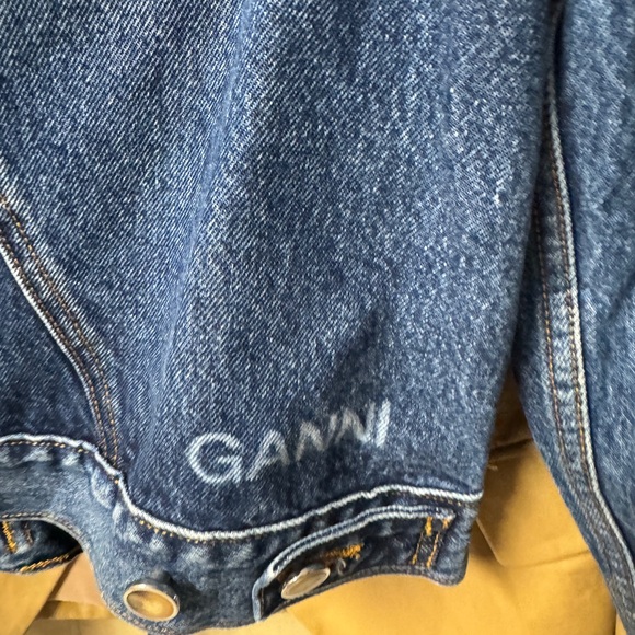 Ganni Ruffle Denim Jacket - Picture 8 of 8